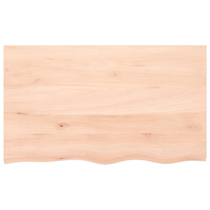 Hyllplan 100x60x2 cm obehandlad massiv ek