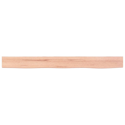 Bordsskiva ljusbrun 100x10x6 cm behandlad massiv ek