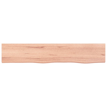 Bordsskiva ljusbrun 100x20x2 cm behandlad massiv ek