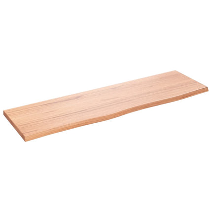 Bordsskiva ljusbrun 100x30x2 cm behandlad massiv ek