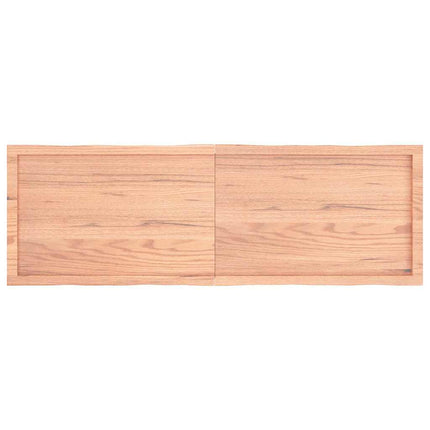 Bordsskiva ljusbrun 160x50x(2-4) cm massivt trä levande kant