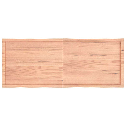 Bordsskiva ljusbrun 160x60x(2-4) cm massivt trä levande kant