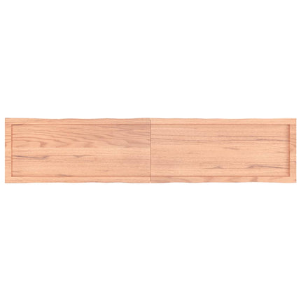 Bordsskiva ljusbrun 180x40x(2-6) cm massivt trä levande kant
