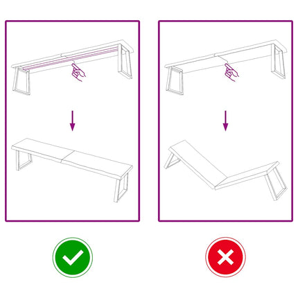 Bordsskiva ljusbrun 180x40x(2-6) cm massivt trä levande kant
