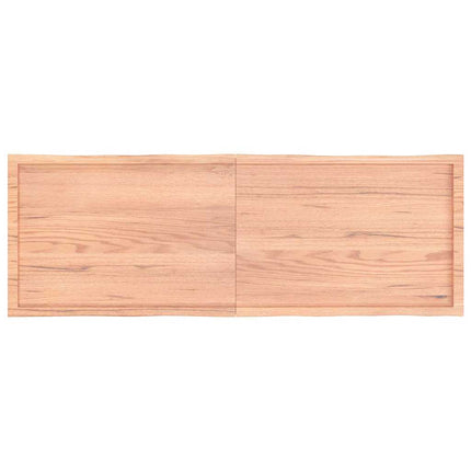 Bordsskiva ljusbrun 180x60x(2-4) cm massivt trä levande kant