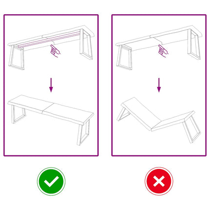 Bordsskiva mörkbrun 140x40x(2-6) cm massivt trä levande kant