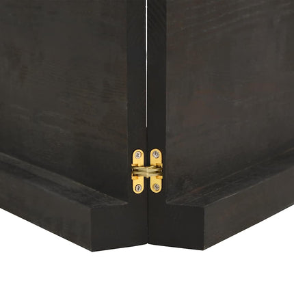 Bordsskiva mörkbrun 160x40x(2-6) cm massivt trä levande kant