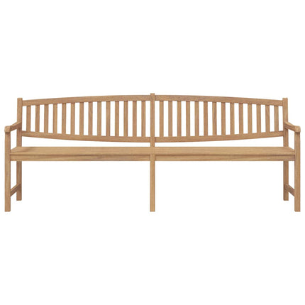 Trädgårdsbänk 228x59,5x90 cm massiv teak