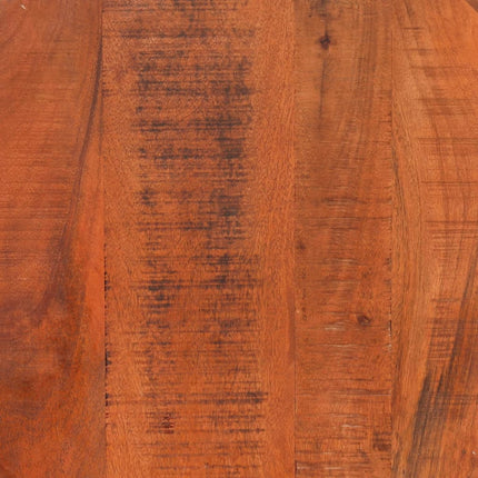 Soffbord Ø 52x30 cm massivt grovt mangoträ