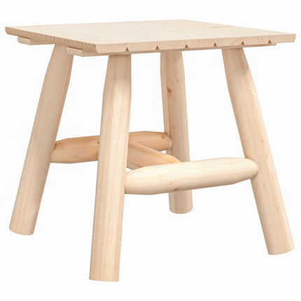 Loungegrupp 3 delar massivt granträ