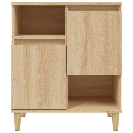 Skänk 2 st sonoma ek 60x35x70 cm konstruerat trä