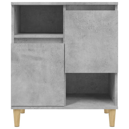 Skänk 2 st betonggrå 60x35x70 cm konstruerat trä