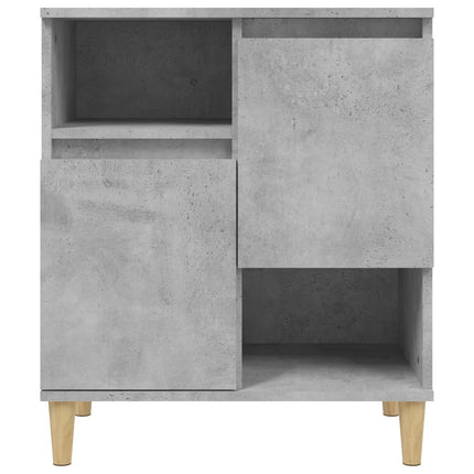 Skänk 3 st betonggrå 60x35x70 cm konstruerat trä