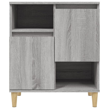 Skänk 3 st grå sonoma 60x35x70 cm konstruerat trä