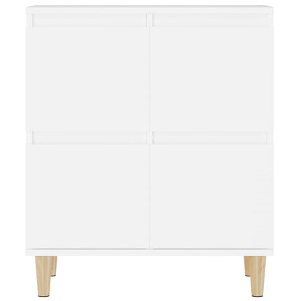 Skänk 3 st vit 60x35x70 cm konstruerat trä