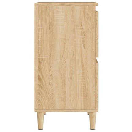 Skänk 3 st sonoma ek 60x35x70 cm konstruerat trä