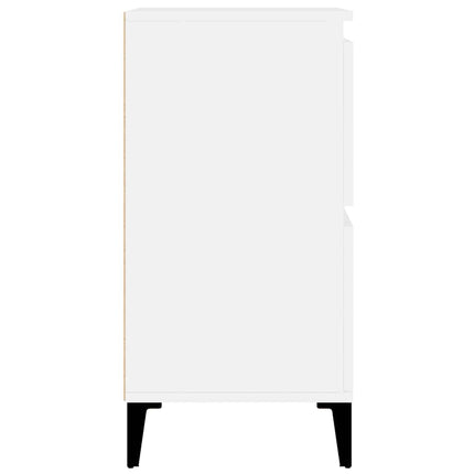 Skänk 3 st vit 60x35x70 cm konstruerat trä