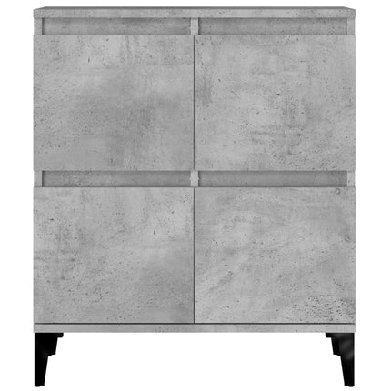 Skänk 3 st betonggrå 60x35x70 cm konstruerat trä