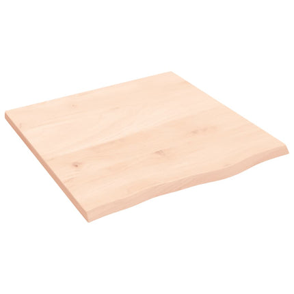 Bordsskiva 60x60x2 cm obehandlad massiv ek
