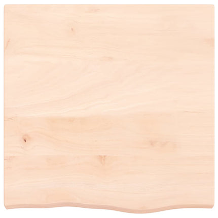 Bordsskiva 60x60x(2-6) cm obehandlad massiv ek