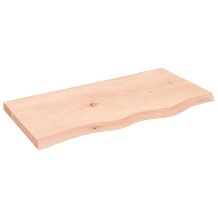 Bordsskiva 80x40x(2-4) cm obehandlad massiv ek