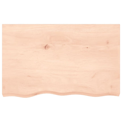 Bordsskiva 80x50x(2-4) cm obehandlad massiv ek