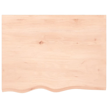Bordsskiva 80x60x(2-6) cm obehandlad massiv ek