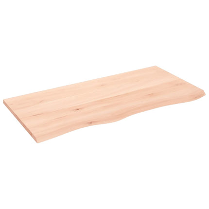 Bordsskiva 100x50x2 cm obehandlad massiv ek