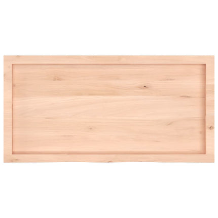 Bordsskiva 100x50x(2-4) cm obehandlad massiv ek