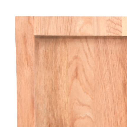 Bordsskiva ljusbrun 120x40x(2-4) cm behandlad massiv ek
