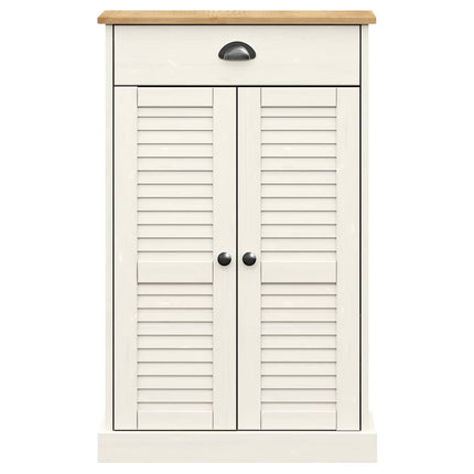 Skoskåp VIGO vit 60x35x96 cm massiv furu