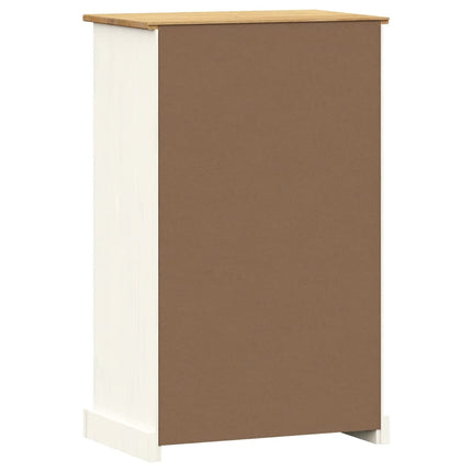 Skoskåp VIGO 60x35x96 cm vit massiv furu