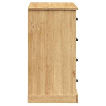 Skänk med lådor VIGO 113x40x75 cm massiv furu