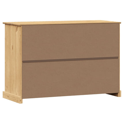Skänk med lådor VIGO 113x40x75 cm massiv furu