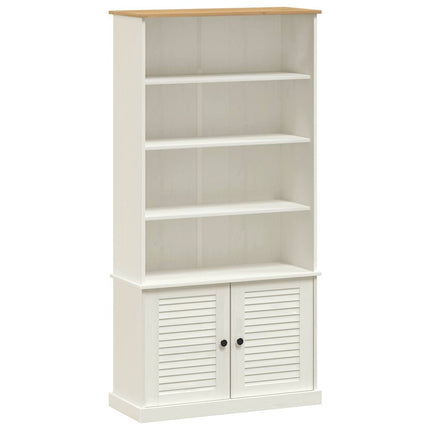 Bokhylla VIGO vit 85x35x170 cm massiv furu