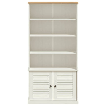 Bokhylla VIGO vit 85x35x170 cm massiv furu
