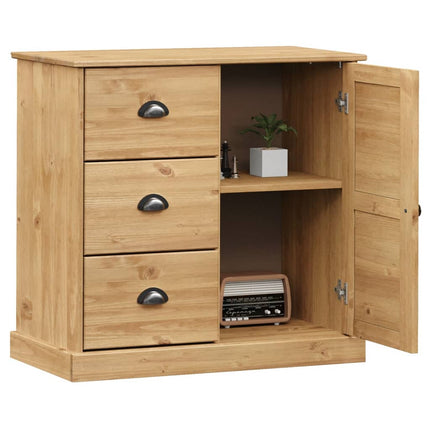 Skänk med lådor VIGO 78x40x75 cm massiv furu