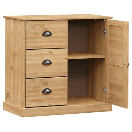 Skänk med lådor VIGO 78x40x75 cm massiv furu