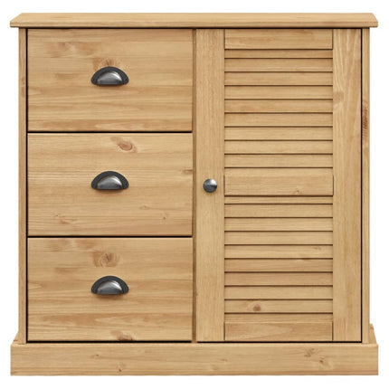 Skänk med lådor VIGO 78x40x75 cm massiv furu