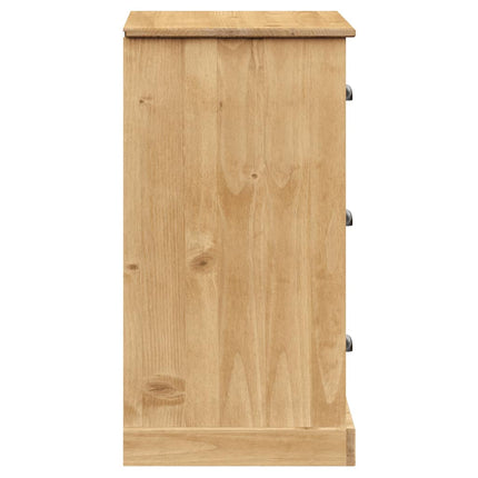 Skänk med lådor VIGO 78x40x75 cm massiv furu