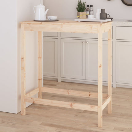 Barbord 100x50x110 cm massiv furu