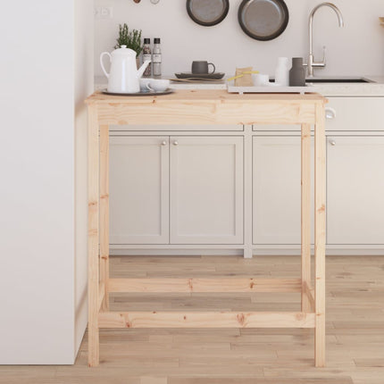 Barbord 100X50X110 Cm Massiv Furu