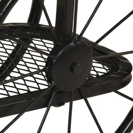 Avlastningsbord 112X36X76 Cm Massivt Mangoträ Och Järn