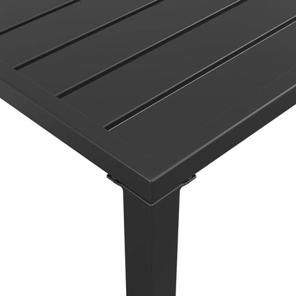 Trädgårdsbord antracit 110x54x70 cm stål