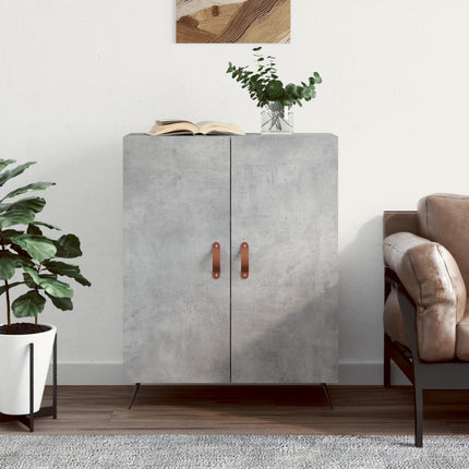 Skänk betonggrå 69,5x34x90 cm konstruerat trä