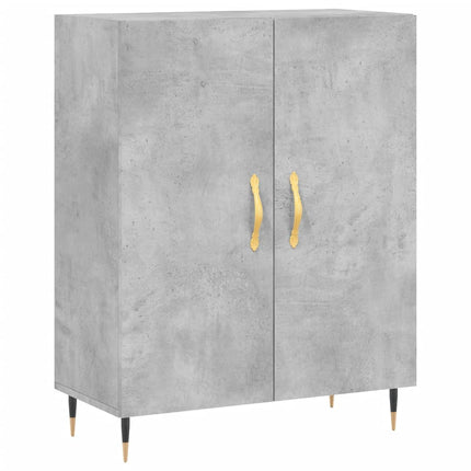Skänk betonggrå 69,5x34x90 cm konstruerat trä