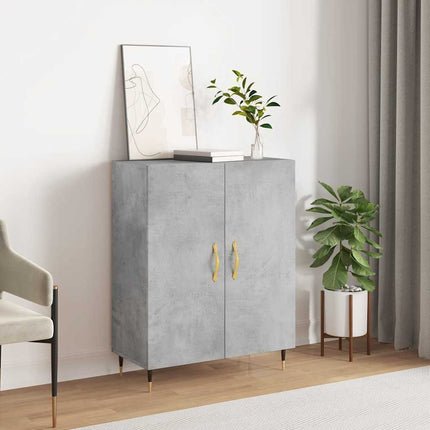 Skänk betonggrå 69,5x34x90 cm konstruerat trä