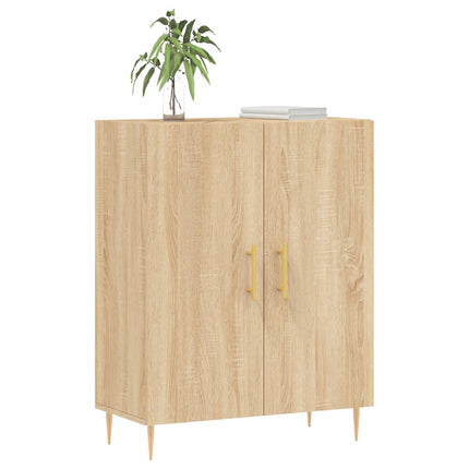 Skänk sonoma-ek 69,5x34x90 cm konstruerat trä