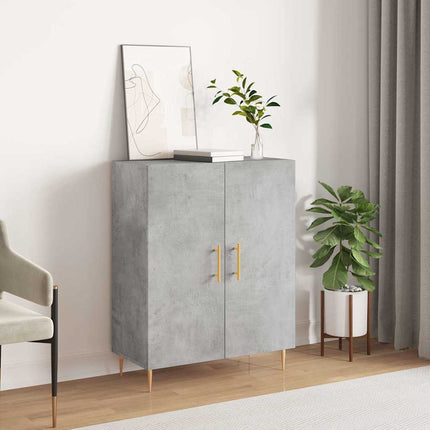 Skänk betonggrå 69,5x34x90 cm konstruerat trä