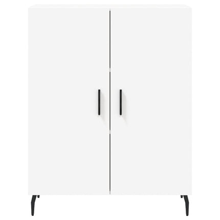Skåp vit 69,5x34x90 cm konstruerat trä